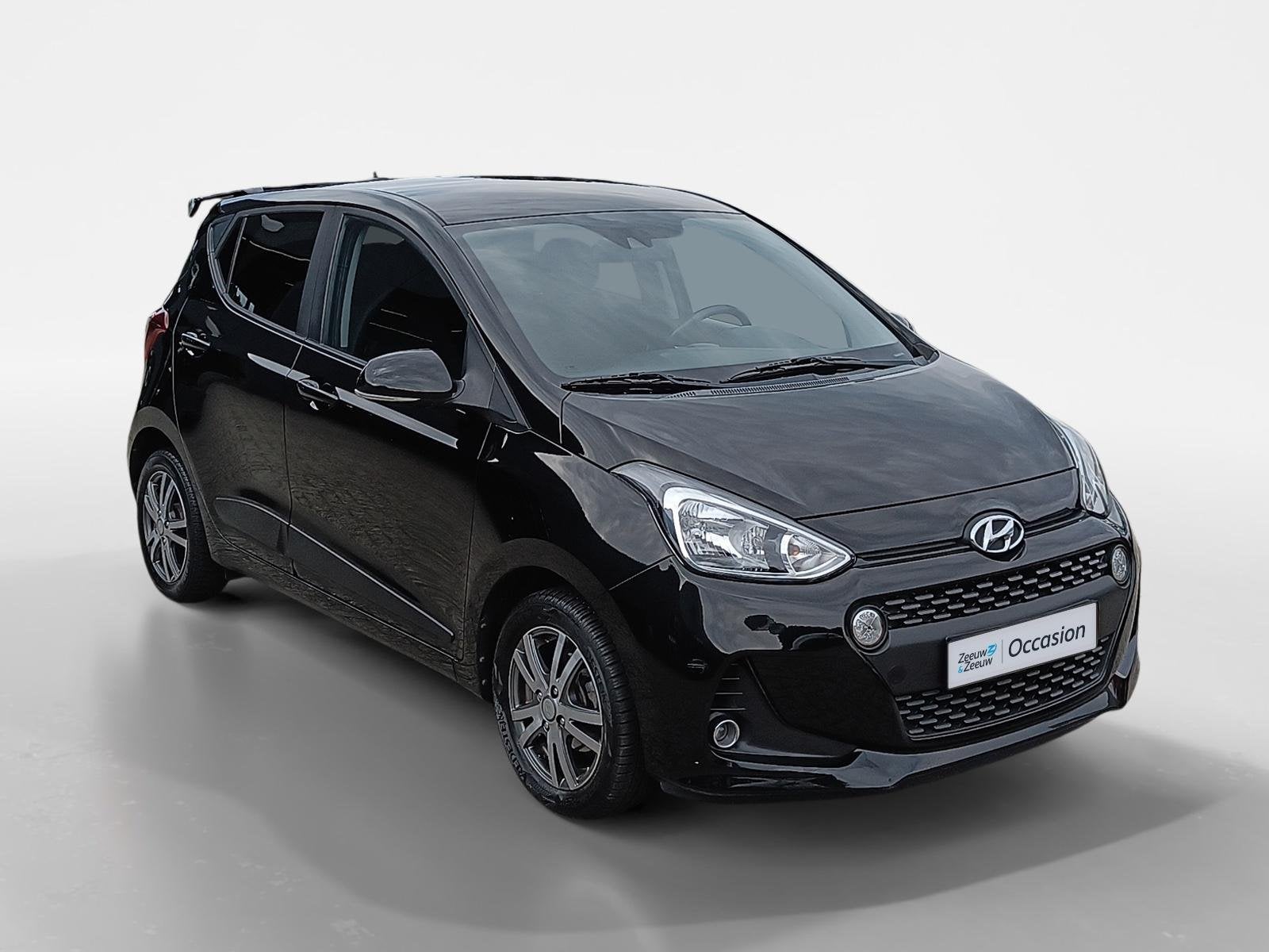 Hyundai i10 1.0i i-Premium | Apple Carplay/Android Auto | Vo, Auto's, Voorwielaandrijving, Stof, Gebruikt, Zwart