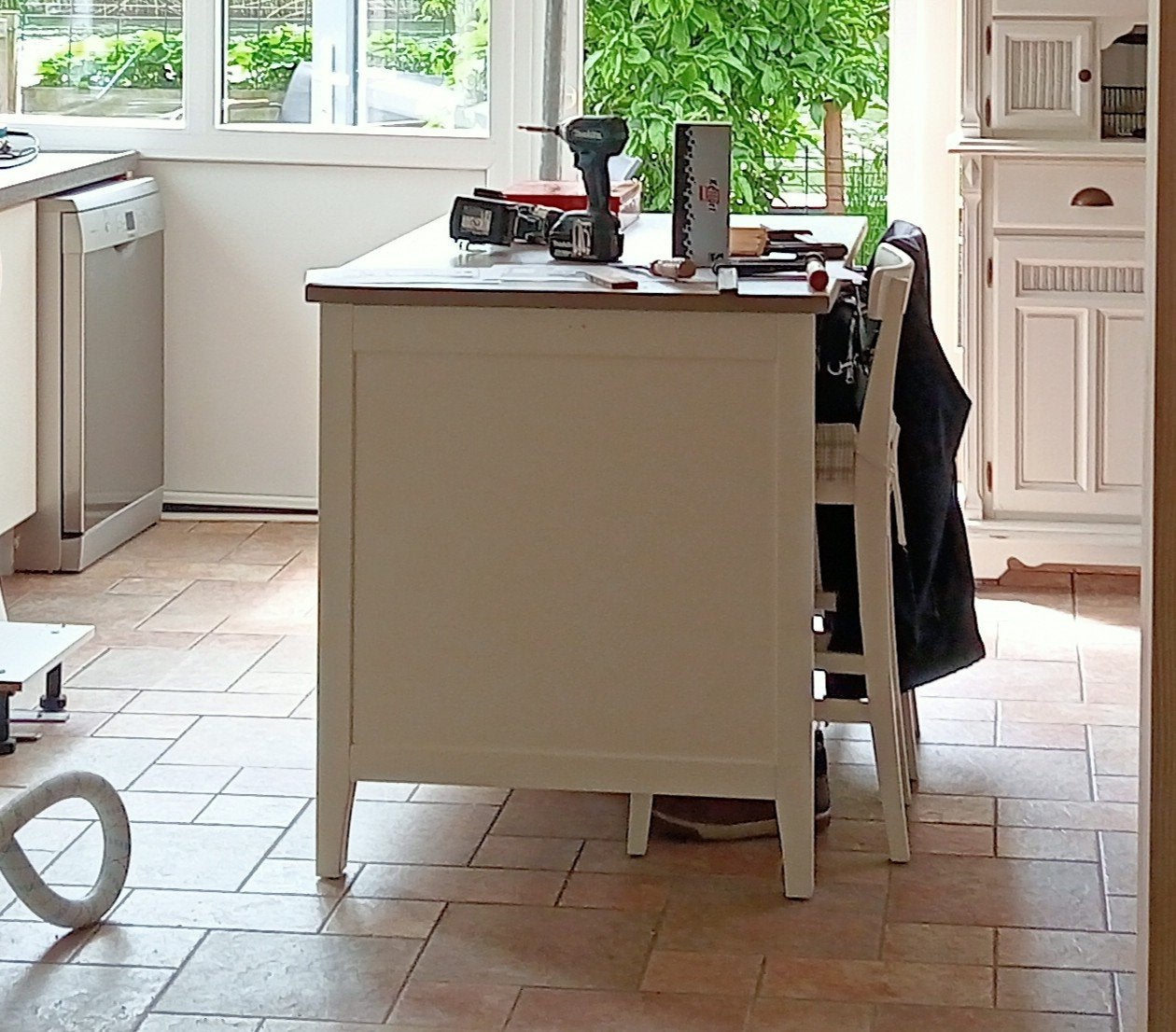 tafel, Ophalen, Gebruikt, Rond, 50 tot 100 cm