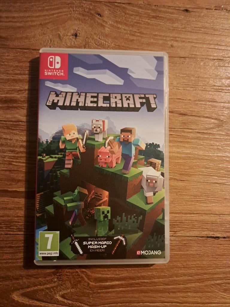 Minecraft Nintendo Switch Game, Avontuur en Actie, Online, Gebruikt, 1 speler