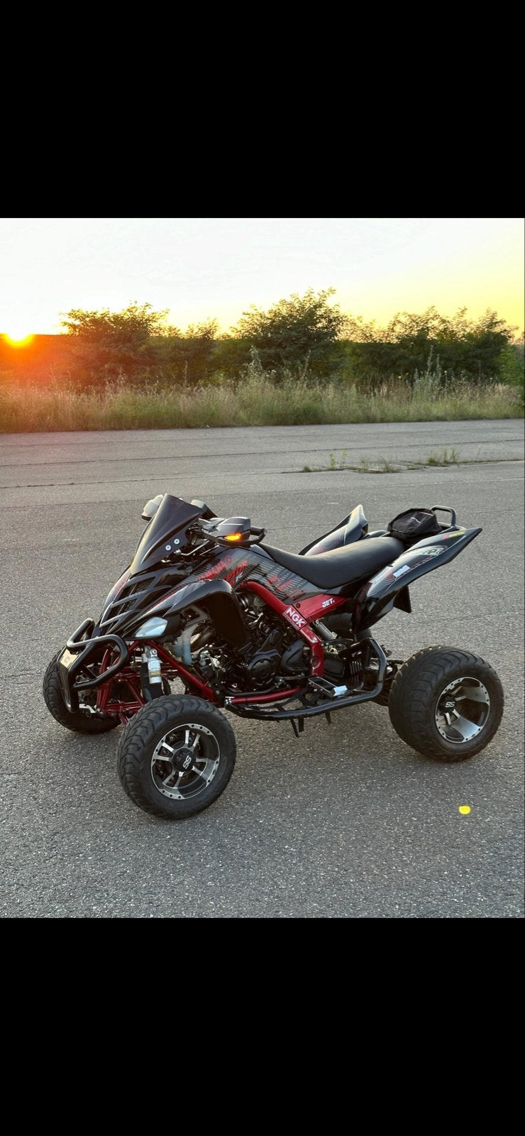 Yamaha Raptor 700R Quad - Gereviseerd blok, Akrapovic uitlaa, 1 cilinder
