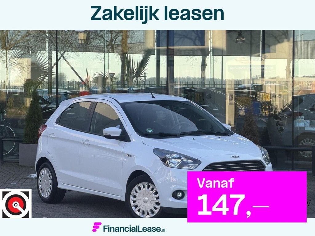 Ford Ka+ 1.2 Trend Ultimate 5 Drs Airco Cruise Bleutooth NAP, 4 cilinders, Ka, Wit, Origineel Nederlands