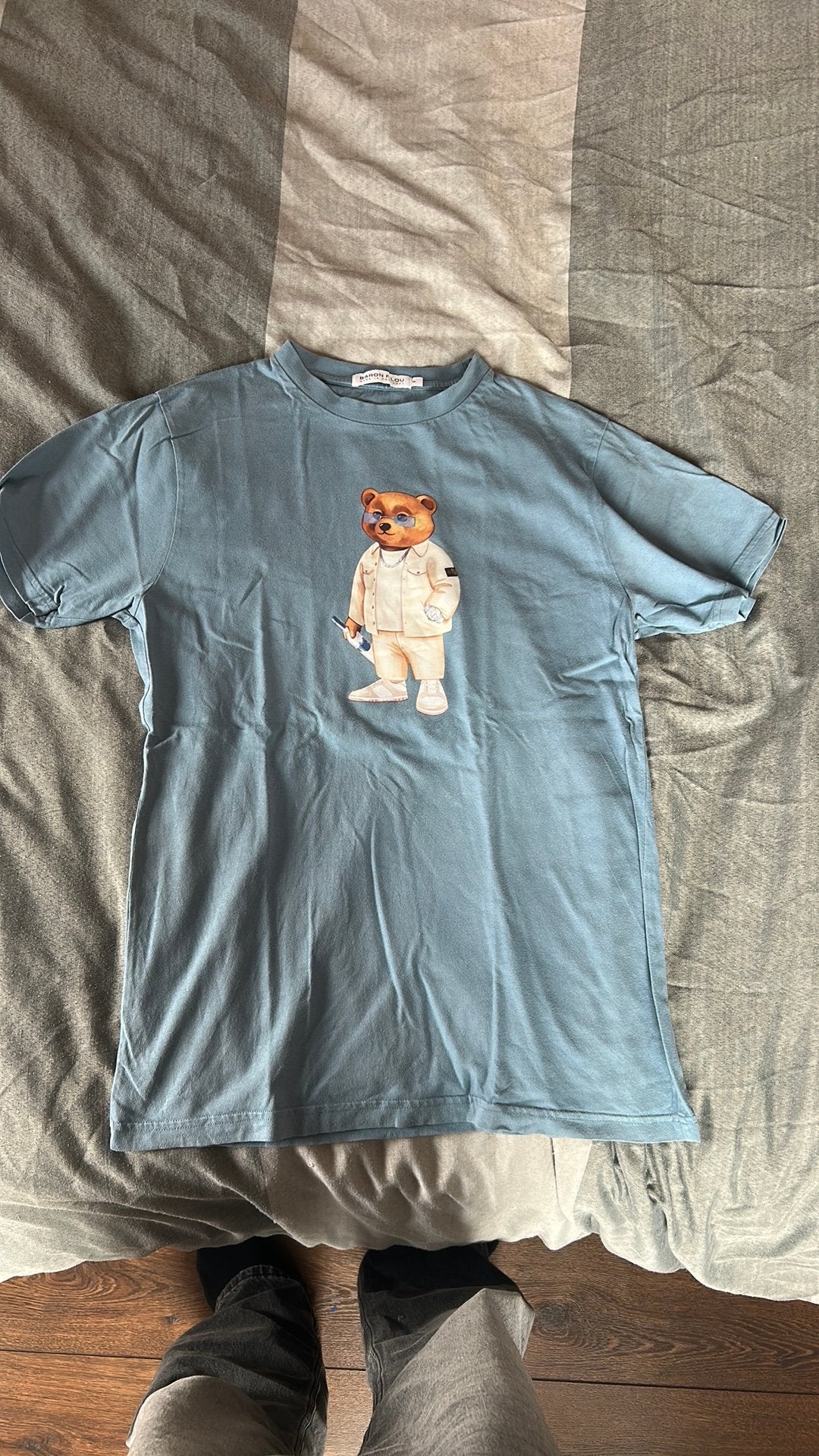 Baron Filou T-shirt maat S, Kleding | Heren, Ophalen of Verzenden, Zo goed als nieuw, Maat 46 (S) of kleiner, Blauw