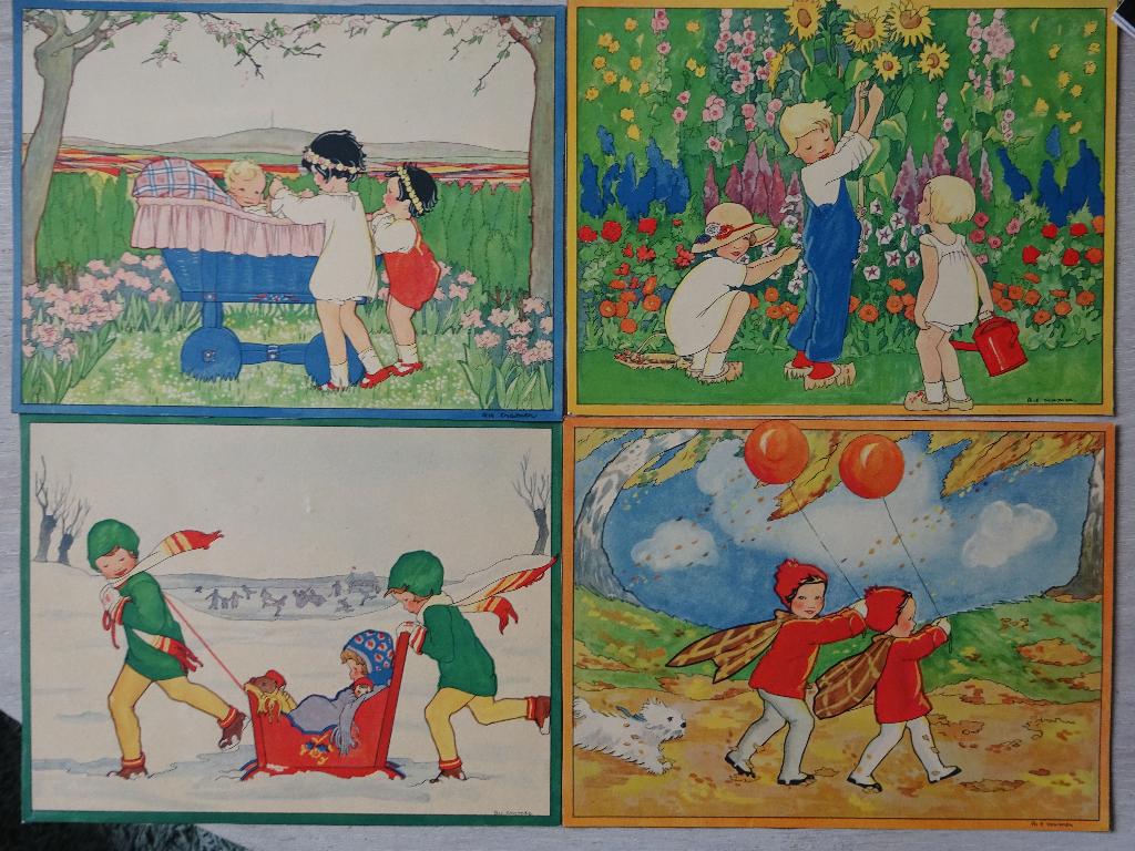 Rie Cramer: jaargetijden: Zomer, Herfst, Winter en Voorjaar, Ophalen of Verzenden