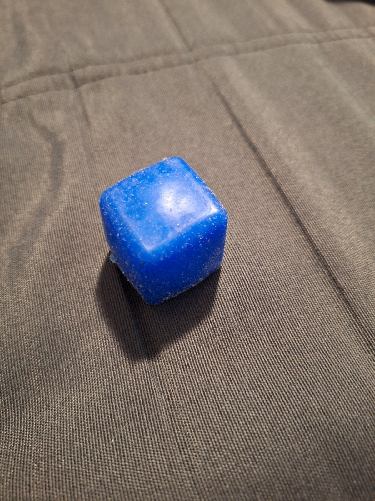 Blauwe stressbal / fidget cube, Ophalen of Verzenden, Gebruikt, Jongen of Meisje