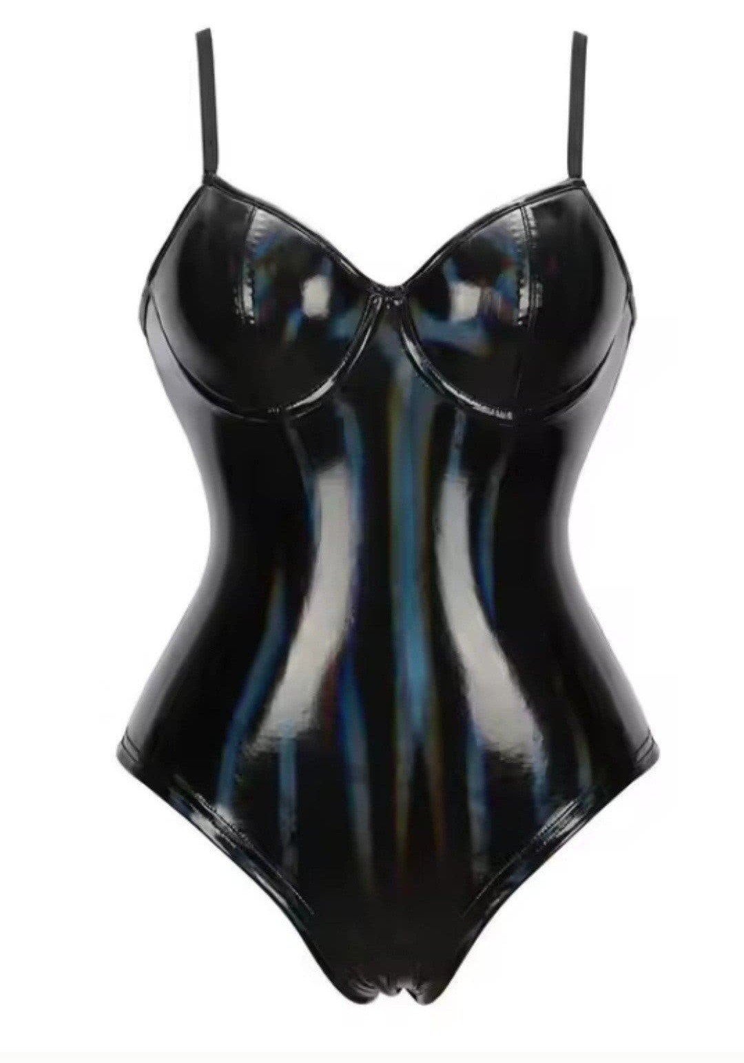 Geweldige Shape Lak Bodysuit, tm XL, Kleding | Dames, Verzenden, Nieuw, Zwart, Zonder mouw