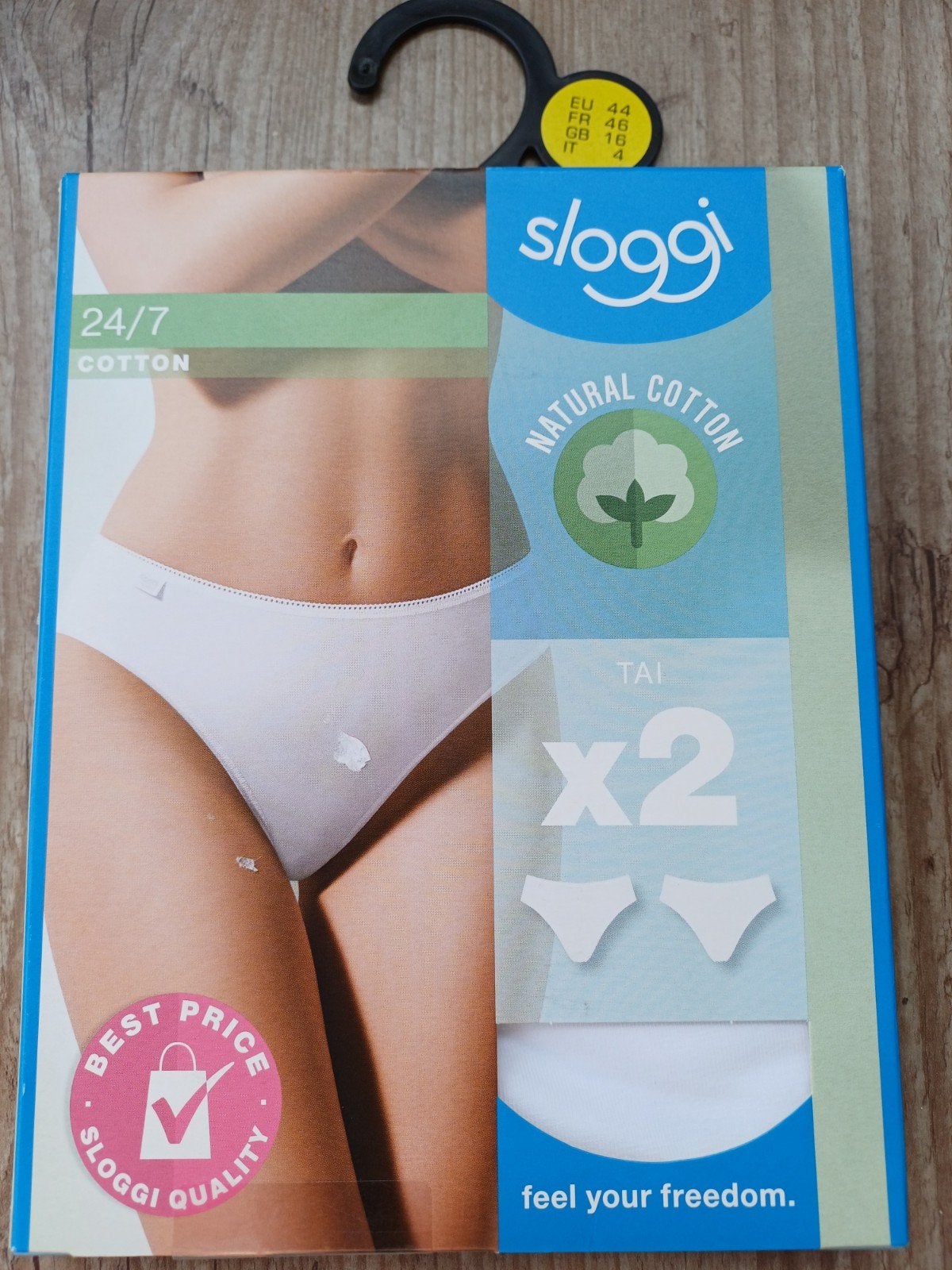 2 Sloggi slips maat 44 wit - Comfortabel en nieuw, Sloggi, Ophalen of Verzenden, Wit, Slip
