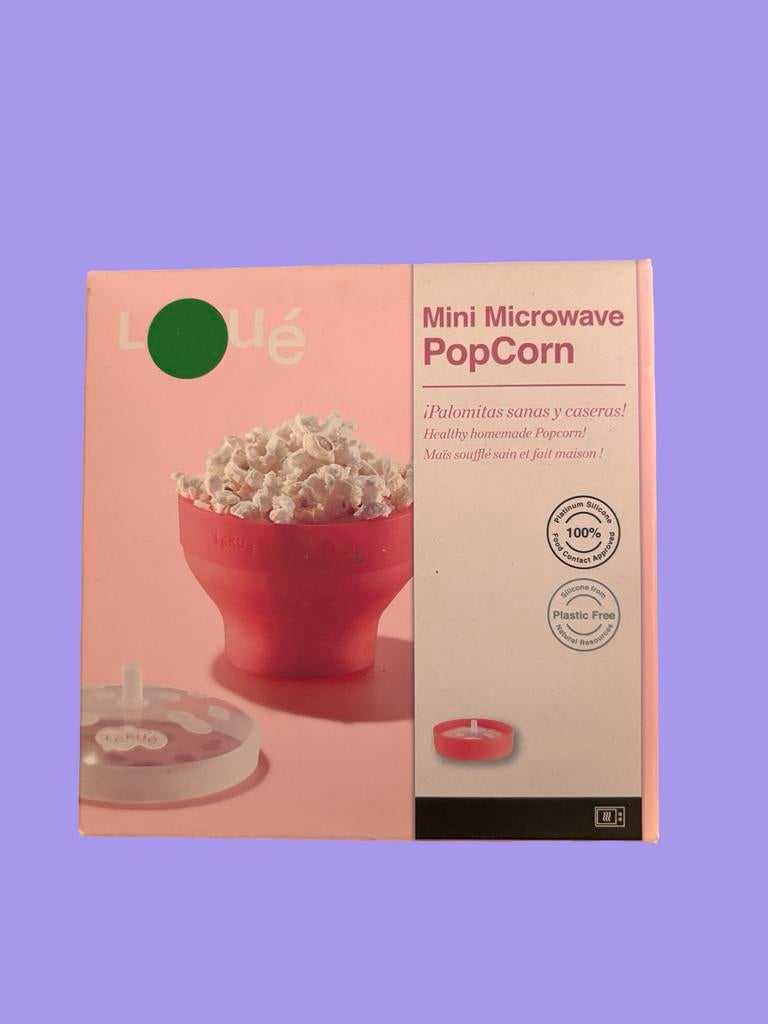 Lékué Mini Magnetron Popcornmaker - BPA-vrij Siliconen, Huis en Inrichting, Keuken | Keukenbenodigdheden, Overige typen, Nieuw