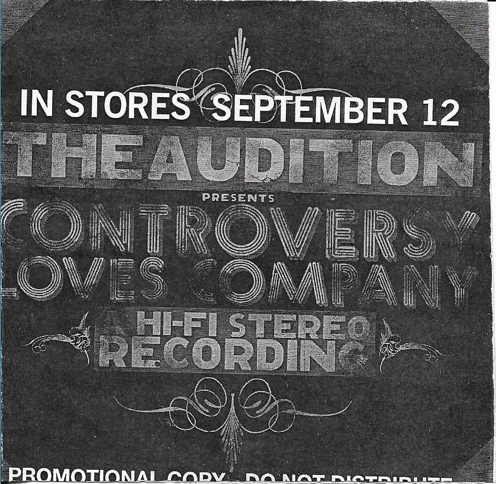 The Audition - Controversy loves company, Ophalen of Verzenden, Gebruikt