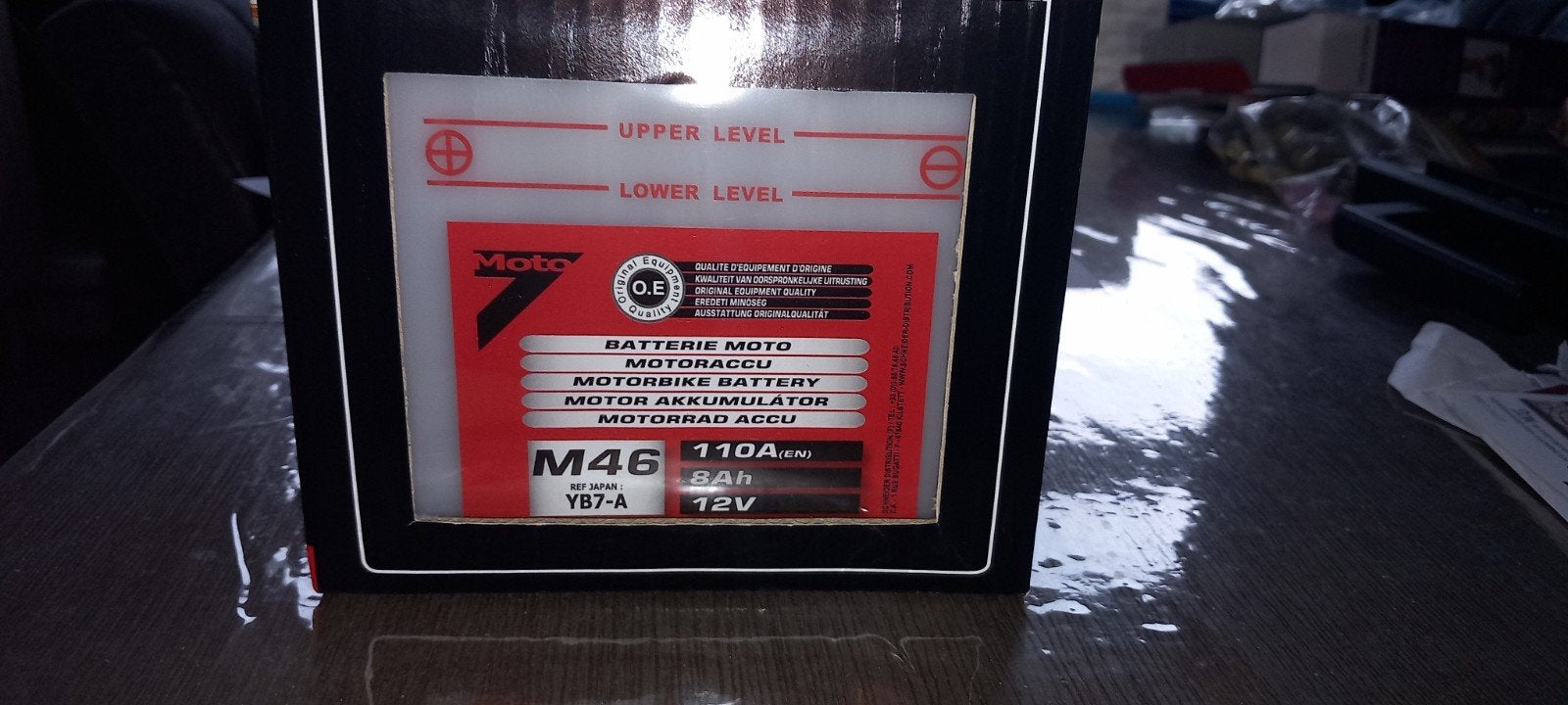 Nieuwe Moto 7 Motoraccu M46 YB7-A 12V 8Ah, Motoren, Ophalen of Verzenden, Nieuw