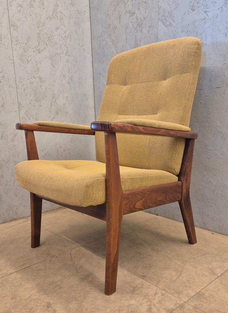 Deense Farstrup fauteuil, Scandinavisch design, '60/'70, Ophalen, Gebruikt, Minder dan 75 cm, Scandinavisch, mid-century