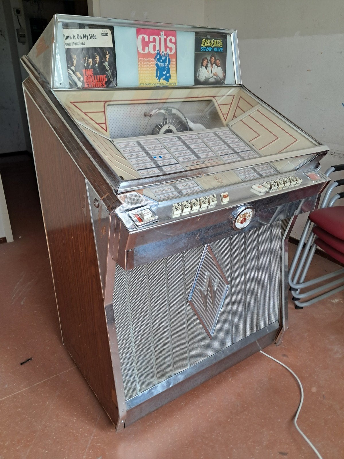 Juke box Wurlitzer 1959, Ophalen of Verzenden, Gebruikt