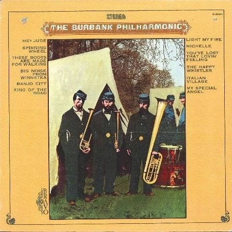 The burbank philharmonic  first album (maybe the last)  lp, LP, Gebruikt, Ophalen of Verzenden, Beschermende buitenhoes