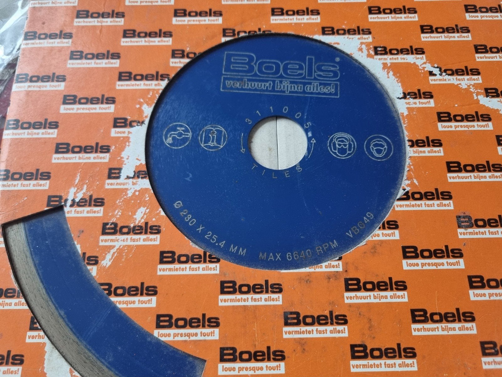 Boels Slijpschijf Ø230 x 25.4 mm - Nieuw, Ophalen of Verzenden