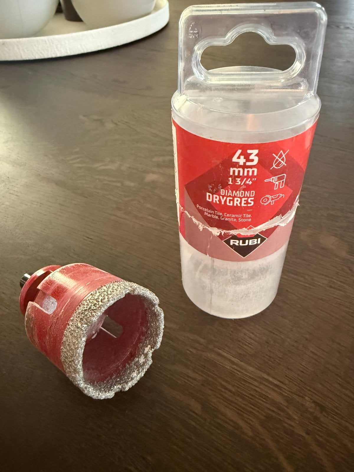 Rubi Tegelboor 43 mm M14, Ophalen of Verzenden, Gebruikt, Overige typen