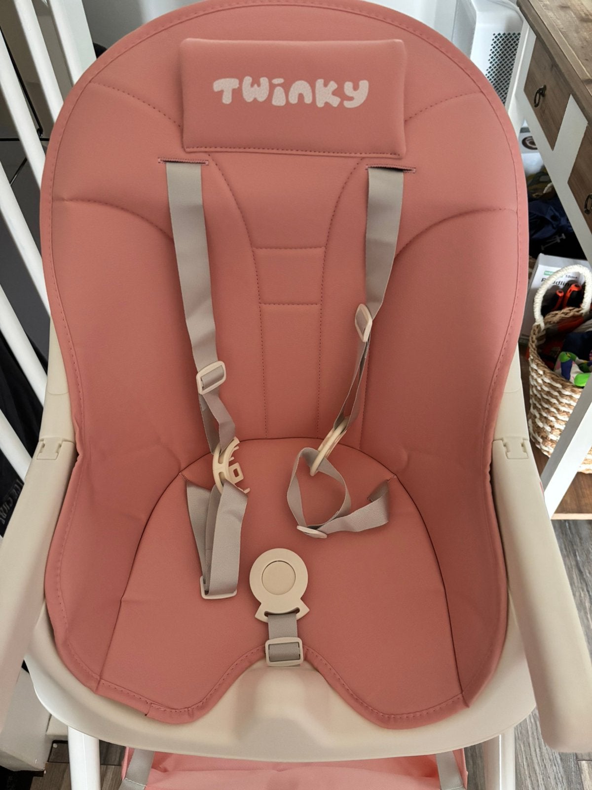 Kinderstoel, Kinderen en Baby's, Kinderstoelen, Nieuw, Meegroeistoel, Aanschuifbaar, Afneembaar eetblad, Gordel(s), Ophalen