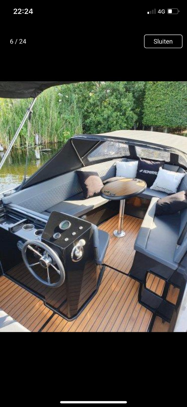 Sloep tender Admiraal 600 vraagprijs 15750,00, Watersport en Boten, Ophalen, Binnenboordmotor, 1.00 - 1.50 meter, 2 m