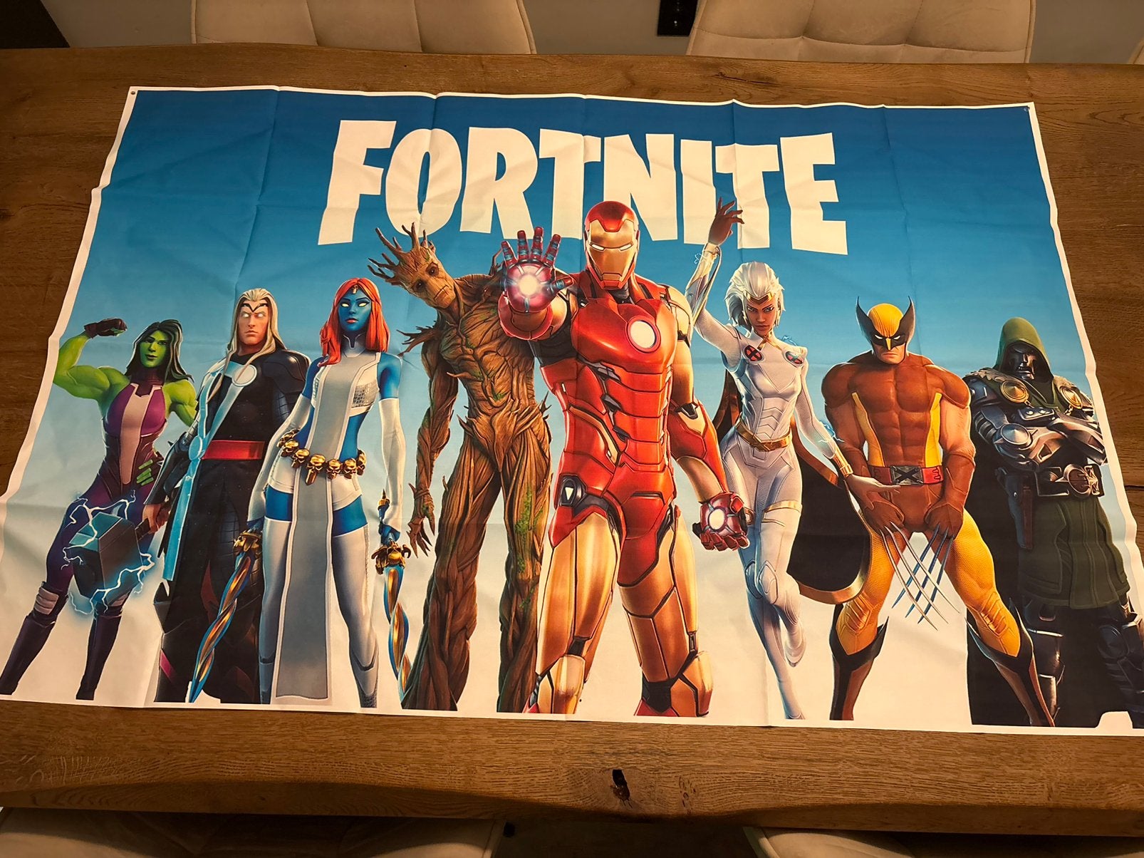 Fortnite canvas doek, Ophalen of Verzenden, Zo goed als nieuw, Versiering
