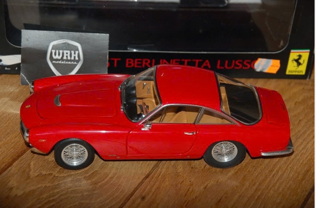1:18 Ferrari 250 Lusso rosso corsa Hotwheels elite INBOX WRH, Verzenden, Zo goed als nieuw, Auto, Hot Wheels