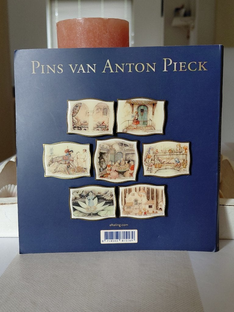 Efteling pins van Anton Pieck, Verzenden, Zo goed als nieuw, Button of Speldje