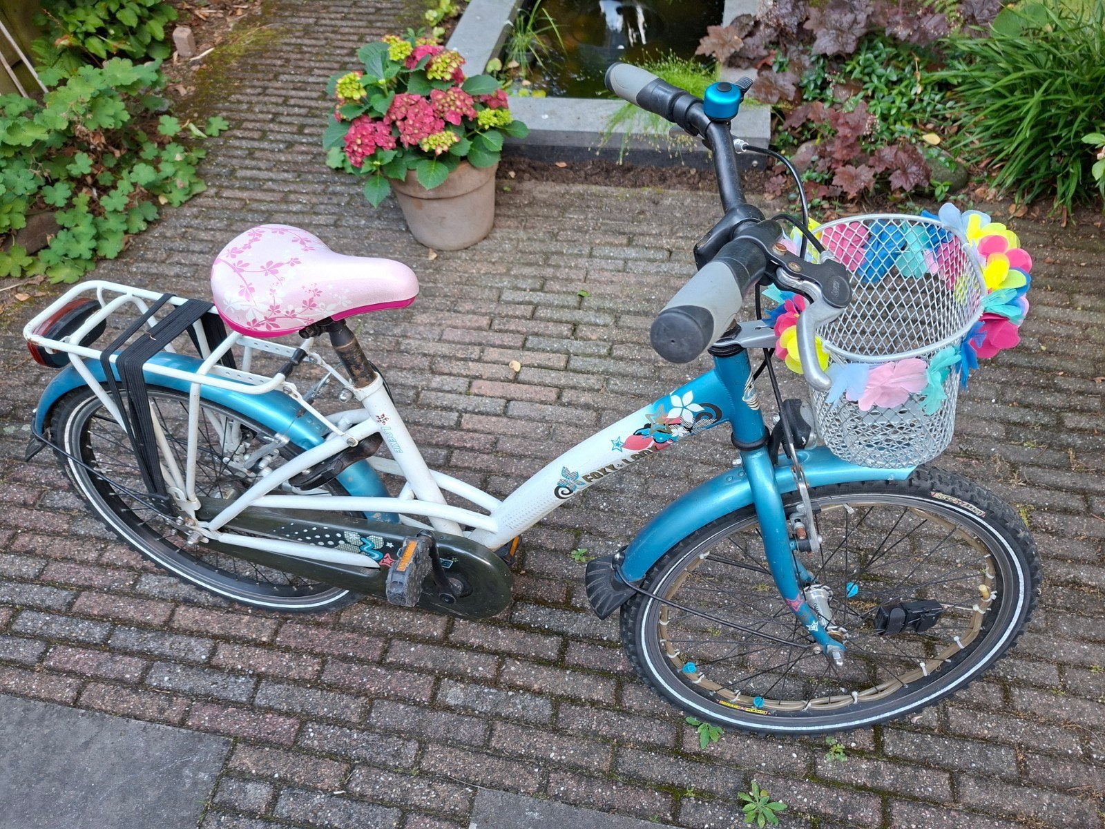 Loekie Foxy Lady kinderfiets 22 inch, Ophalen, 22 inch, Gebruikt, Loekie