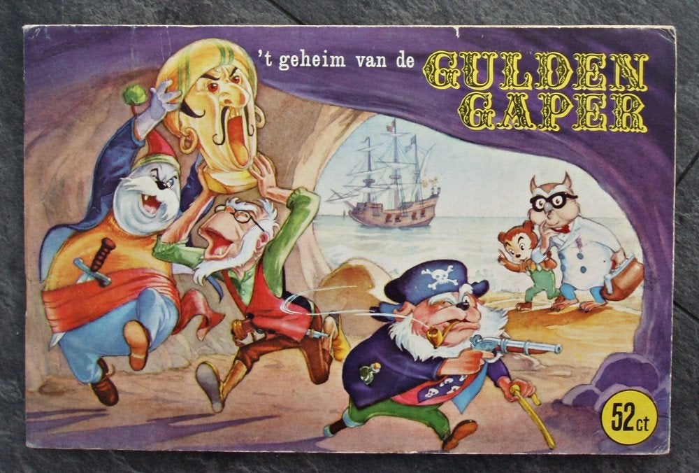 Bommel en Tom Poes - 't Geheim van de gulden gaper - Toonder, Verzenden, Olivier B, Bommel en Tom Poes, Zo goed als nieuw