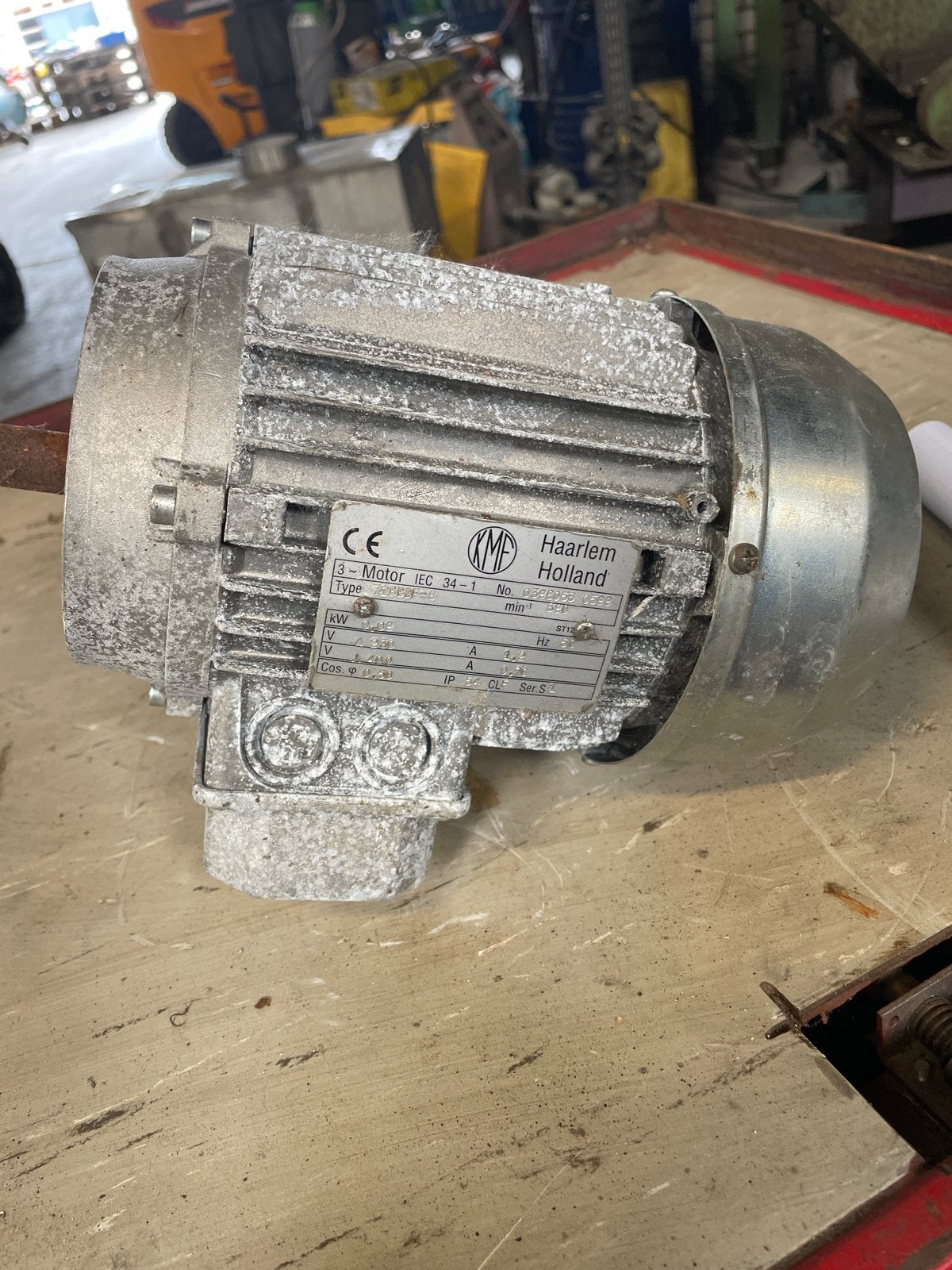 KMF Haarlem Holland 3~ Motor IEC 34-1 - 500 min-1, Ophalen, Gebruikt, Overige typen, Minder dan 1400 rpm