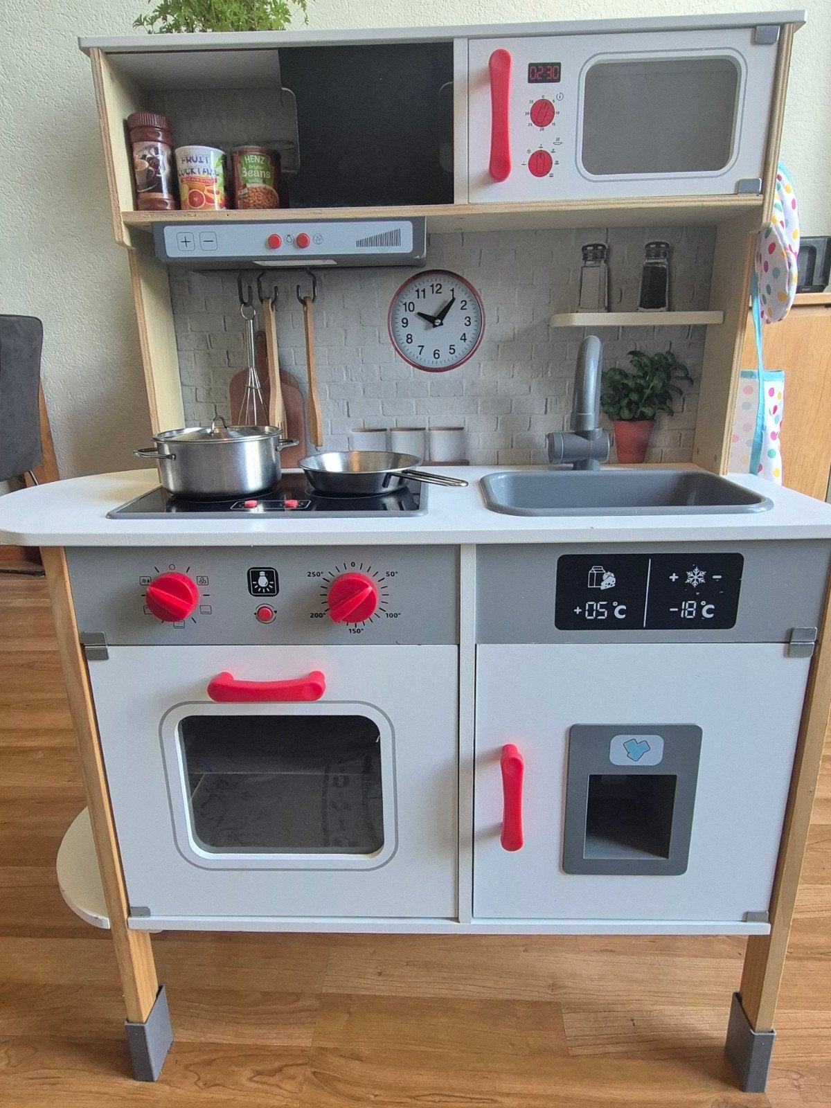 Houten Speelkeuken met Accessoires, Ophalen, Gebruikt, Hout, Speelkeuken