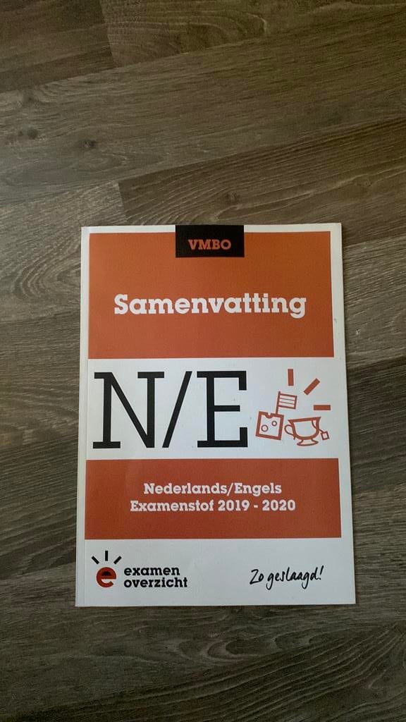 samenvatting Nederlands/engels Examenstof 2019/2020, Ophalen, Zo goed als nieuw, VMBO, Engels