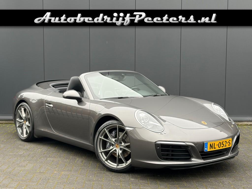 Porsche 911 Cabrio 3.0 991.2 PDK BOSE Sportuitlaat Carplay A, Achterwielaandrijving, Gebruikt, Euro 6, USB
