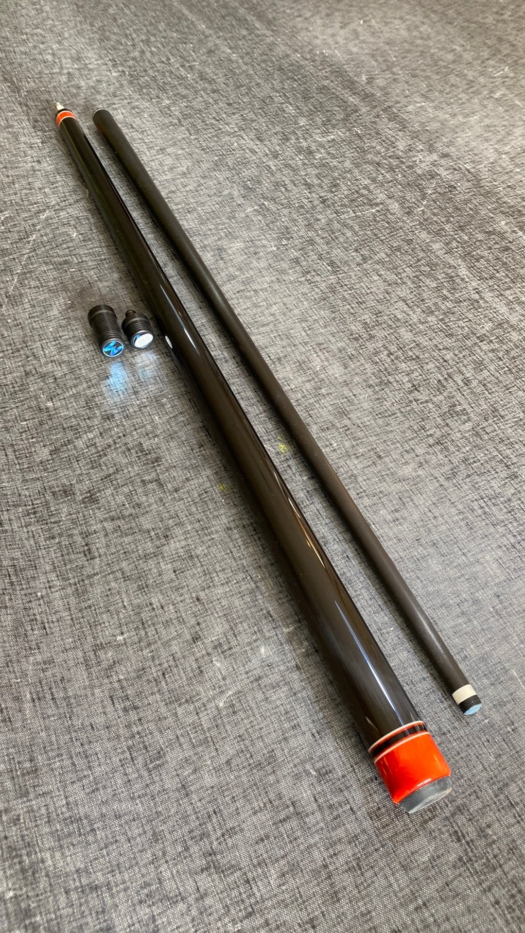 Biljartkeu Molinari one Magma Dragon met carbon top, Ophalen of Verzenden, Zo goed als nieuw, Keu of Ballen