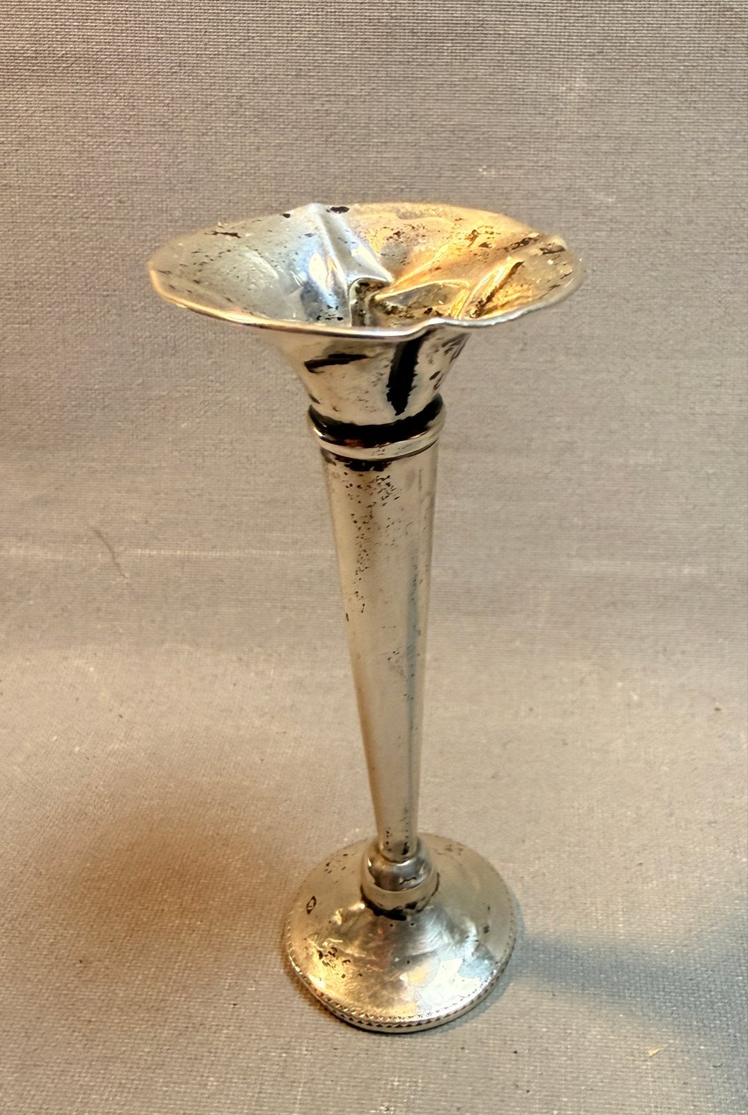 Zilveren Vaasje - Gemerkt: B + Zwaard #zilver, Antiek en Kunst, Ophalen of Verzenden, Zilver