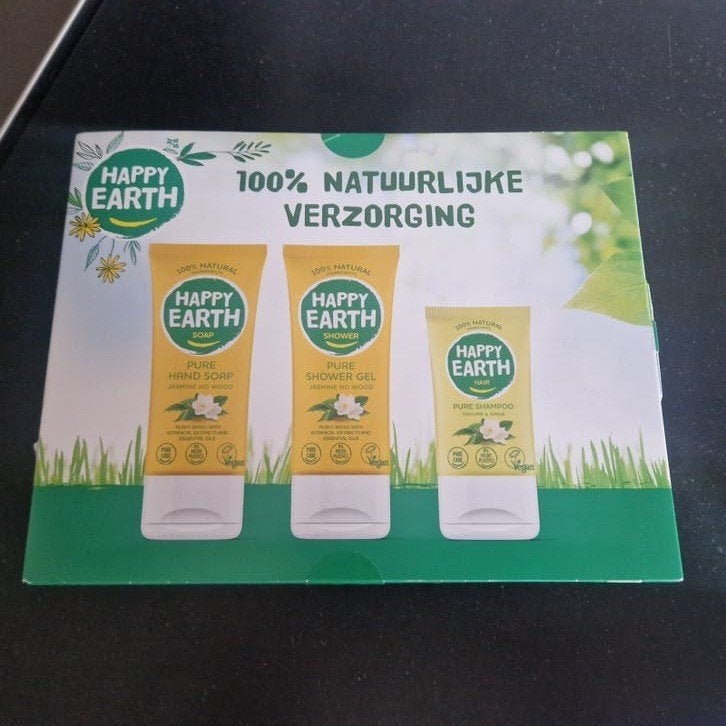 Happy Earth Verzorgingsset - Nieuw & Ongeopend, Ophalen of Verzenden, Nieuw, Bad & Douche