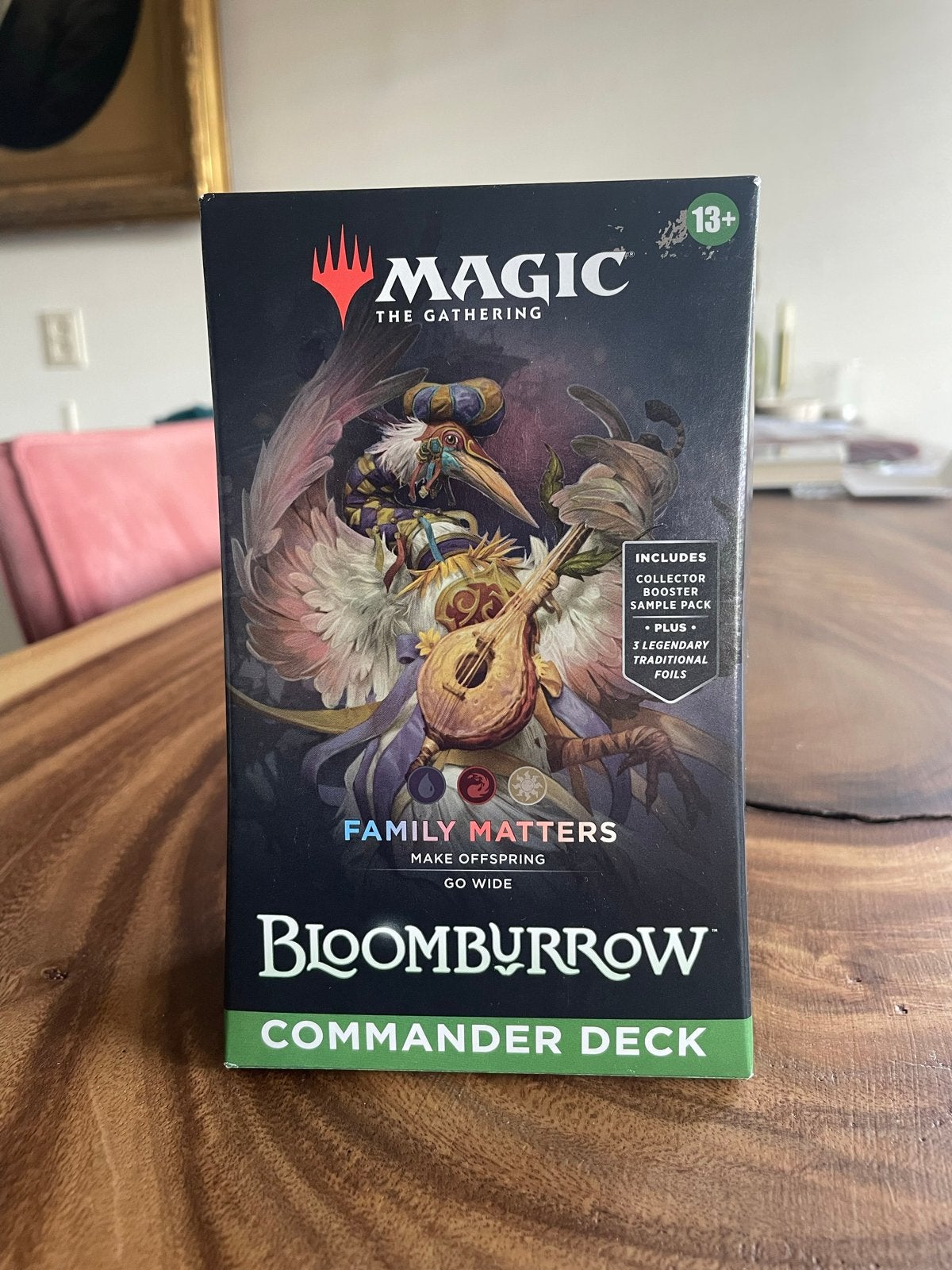 MTG Bloomburrow Commander Deck - Family Matters, Ophalen of Verzenden, Nieuw, Speeldeck, Foil