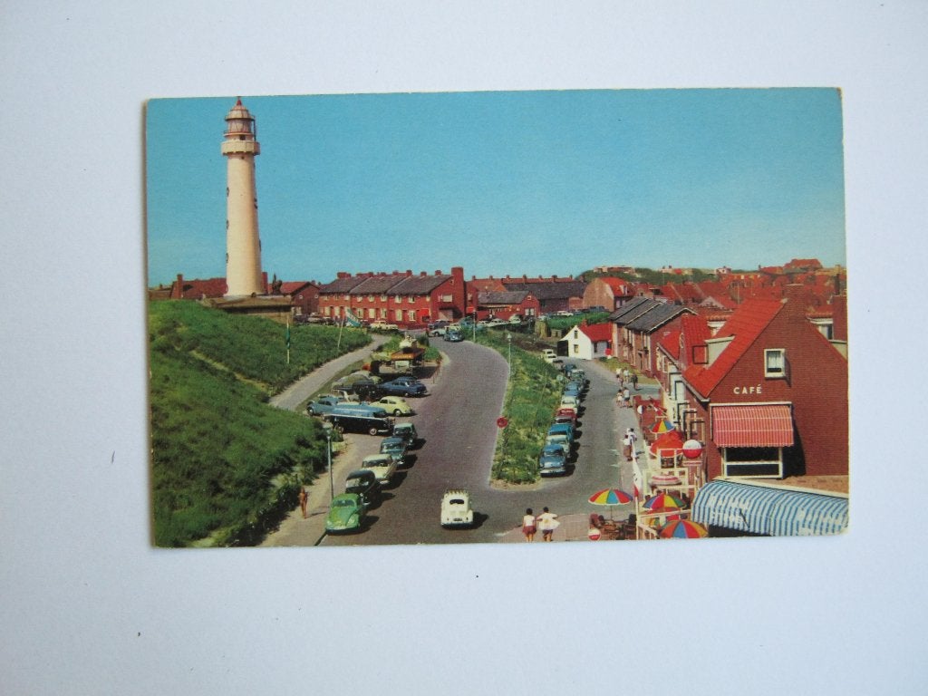 Ansichtkaarten Nederland, TC 8-68 Egmond aan Zee, boulevard, Verzenden, 1940 tot 1960, Ongelopen, Noord-Holland