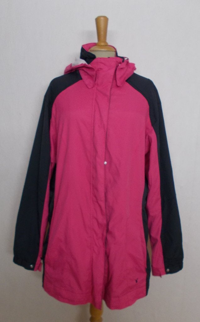 Leuke roze jas met capuchon van Fuchs Schmitt Sport! 44, Verzenden, Zo goed als nieuw, Maat 42/44 (L), Meerkleurig