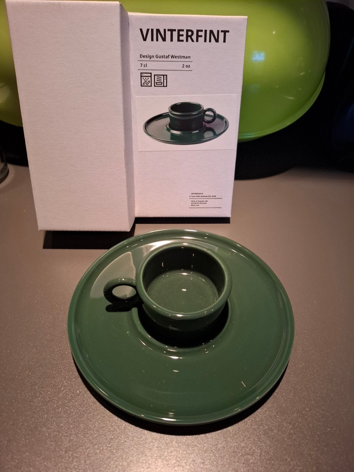 Ikea Vinterfint design Gustaf Westman kop en schotel, Huis en Inrichting, Ophalen of Verzenden, Nieuw