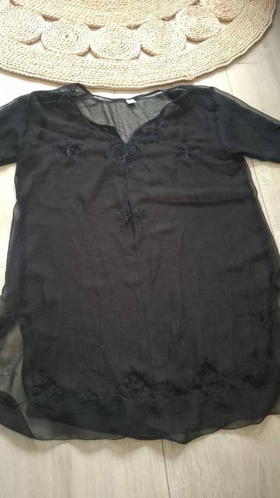 Zwarte tuniek maat XL, Ophalen of Verzenden, Zo goed als nieuw, Maat 46/48 (XL) of groter, Zwart