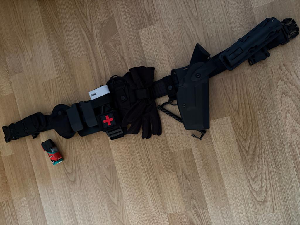 Compleet uitgeruste koppelriem zoals Politie / Kmar, Verzenden, Overige soorten, Overige gebieden, Kleding of Schoenen
