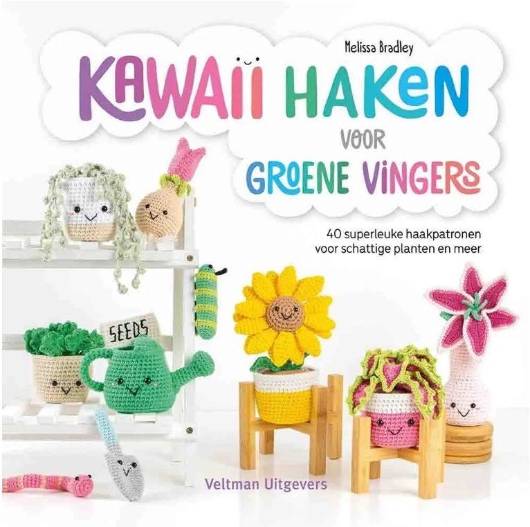 Kawaii haken voor groen vingers - Melissa Bradley, Hobby en Vrije tijd, Breien en Haken, Nieuw, Haken, Patroon of Boek, Ophalen of Verzenden