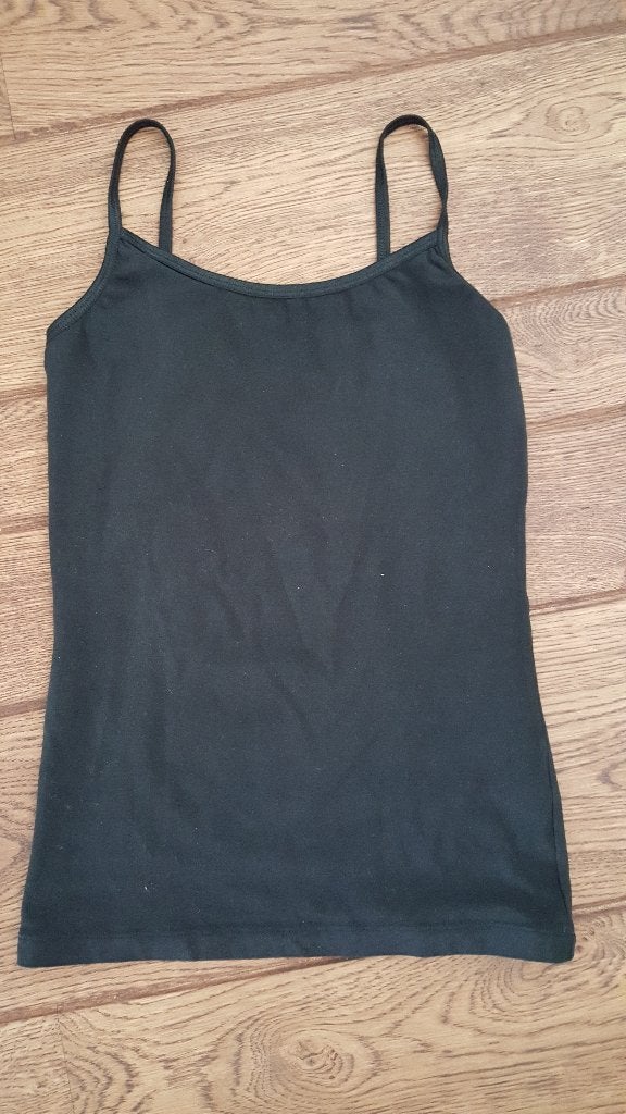 Zwarte top van Hema maat XS, Zwart, Ophalen of Verzenden, Zo goed als nieuw, Zonder mouw