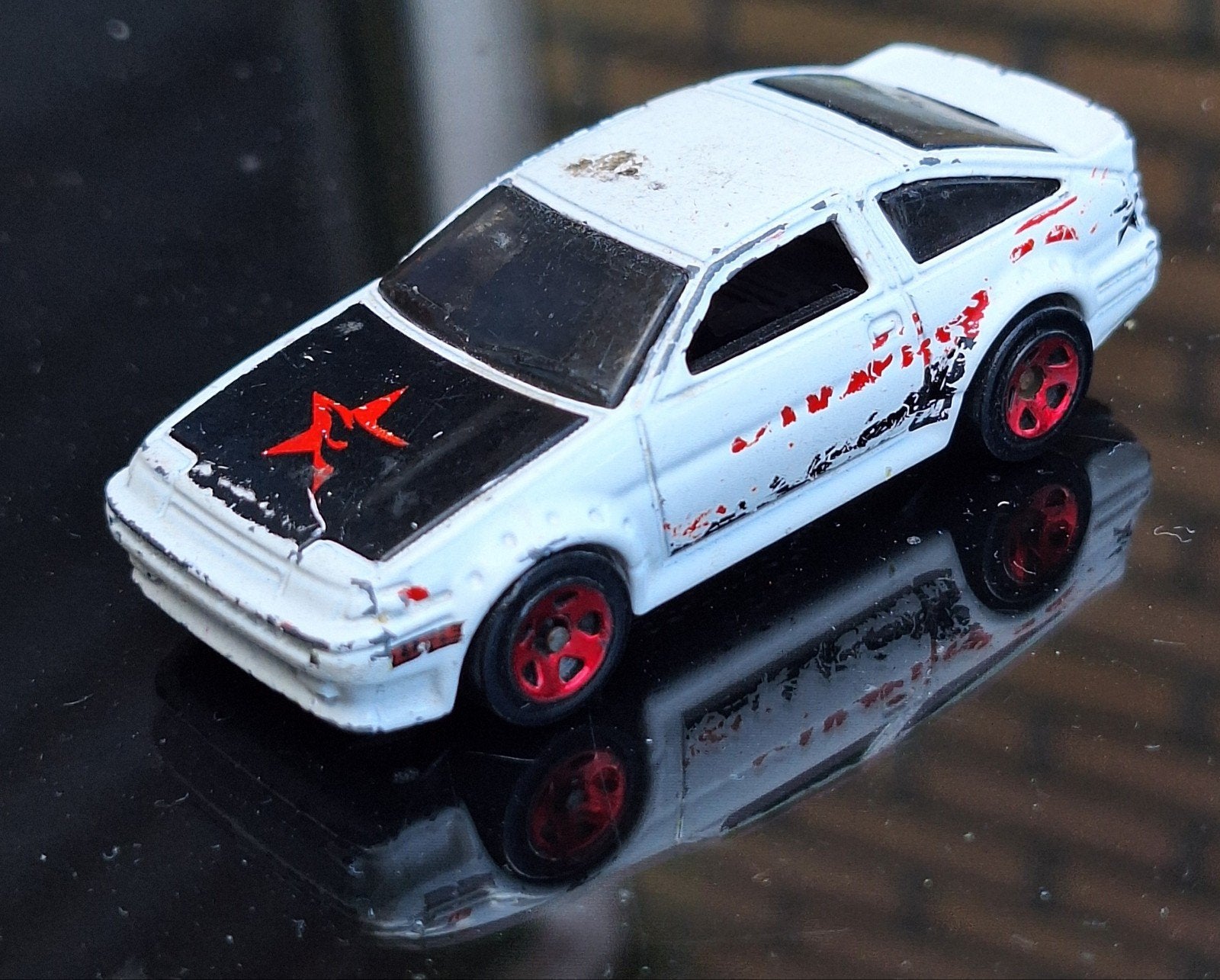 Hotwheels toyota corolla '85, Ophalen of Verzenden, Gebruikt, Auto