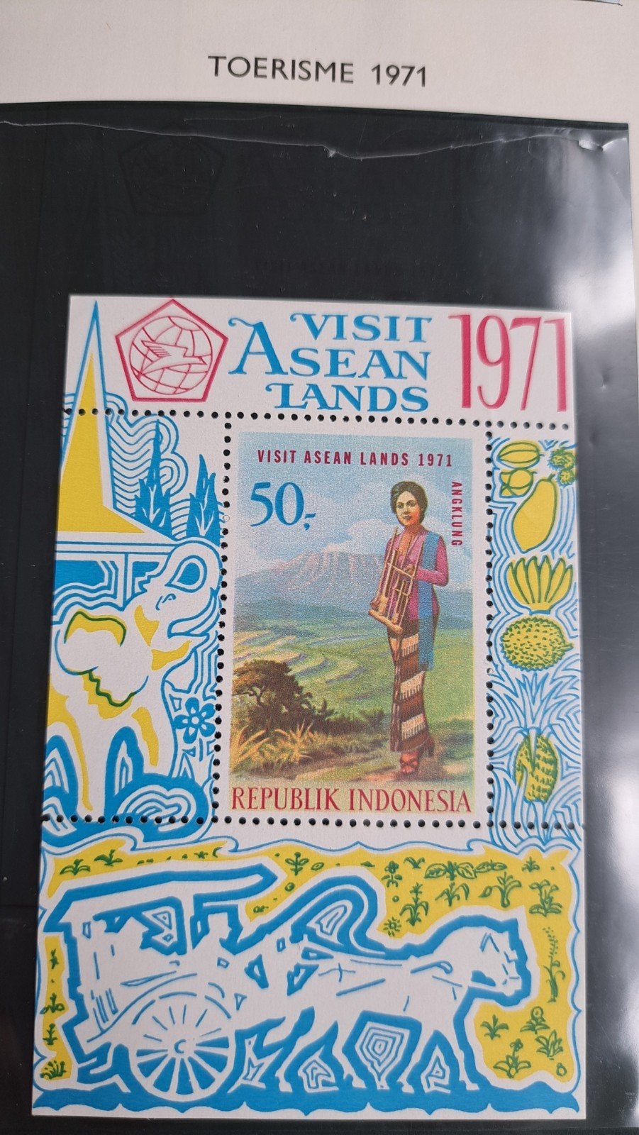 Indonesie Indonesia Republik Zonnebloem nr 681 postfris 1970, Ophalen of Verzenden, Postfris, Oost-Azië