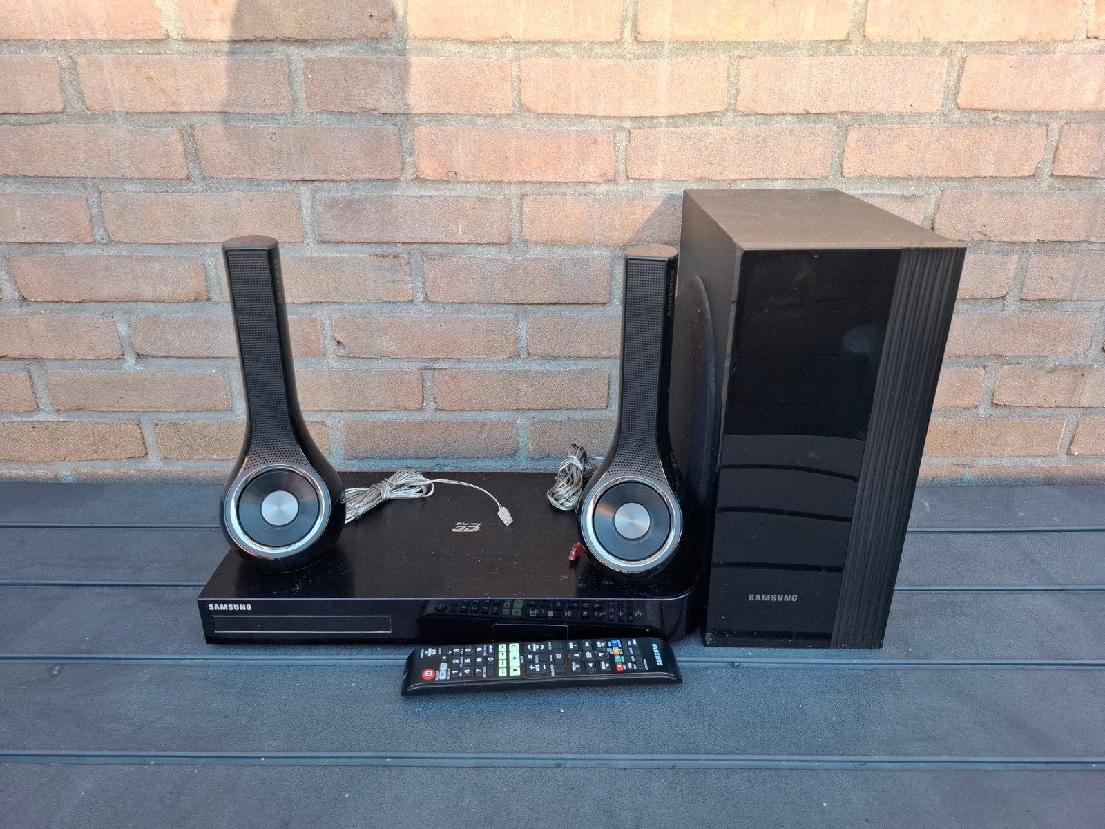 samsung bluy ray 3d speler 2.1 setje, Audio, Tv en Foto, Ophalen of Verzenden