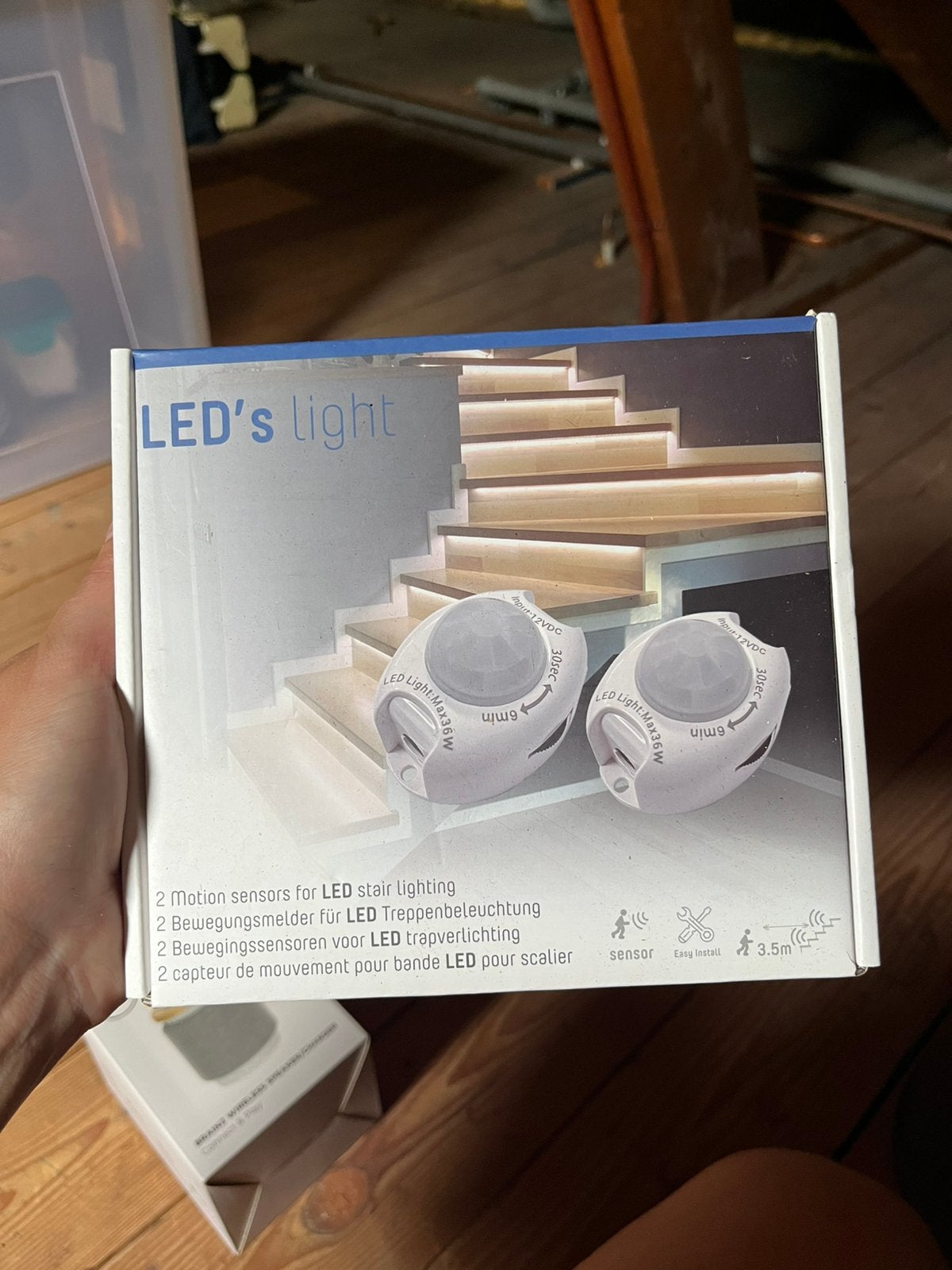 Led’s lichtsensor voor de trapverlichting, Ophalen of Verzenden, Zo goed als nieuw, Minder dan 50 watt