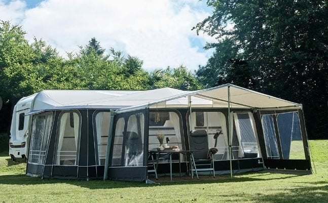 Isabella Penta voorzonsluifel G19-G25 inclusief  2 zijwanden, Caravans en Kamperen, Ophalen, Gebruikt, Tot en met 4