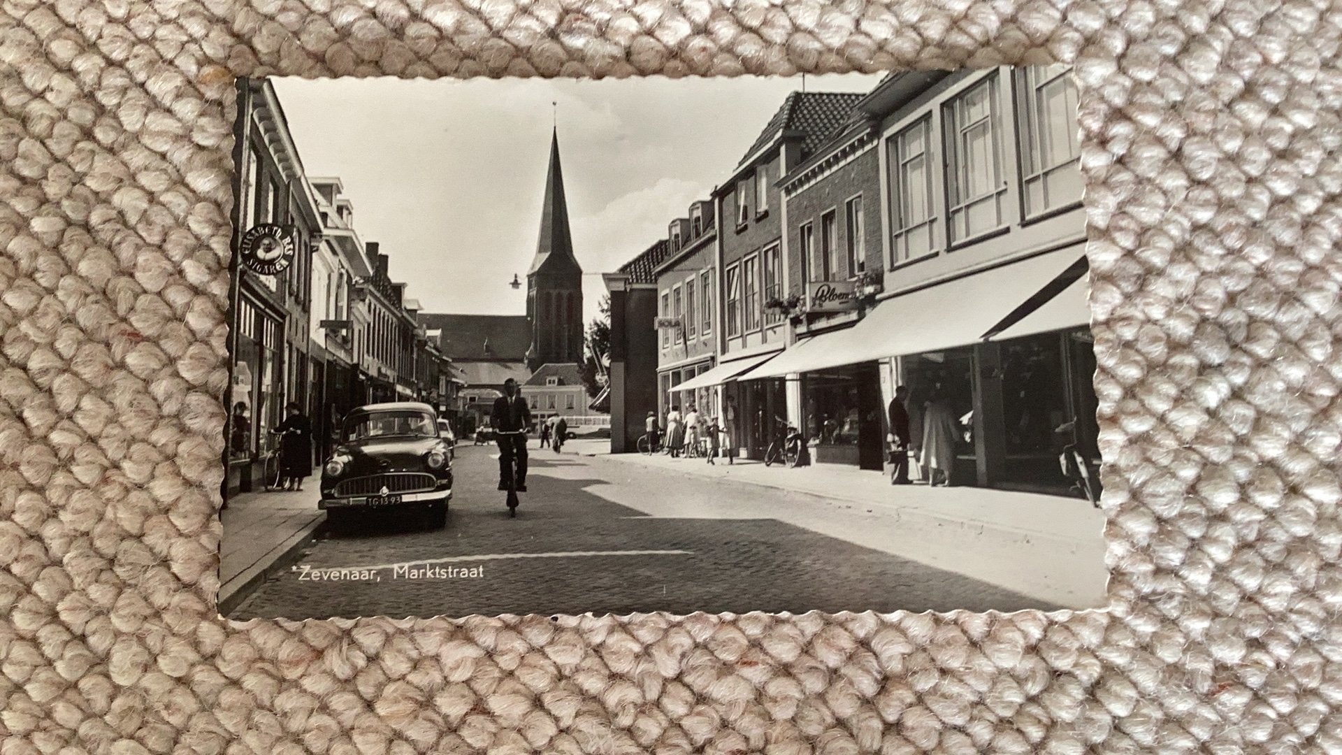 Ansichtkaart Zevenaar Marktstraat 1961. 991, Verzamelen, Ophalen of Verzenden, 1960 tot 1980, Ongelopen, Gelderland