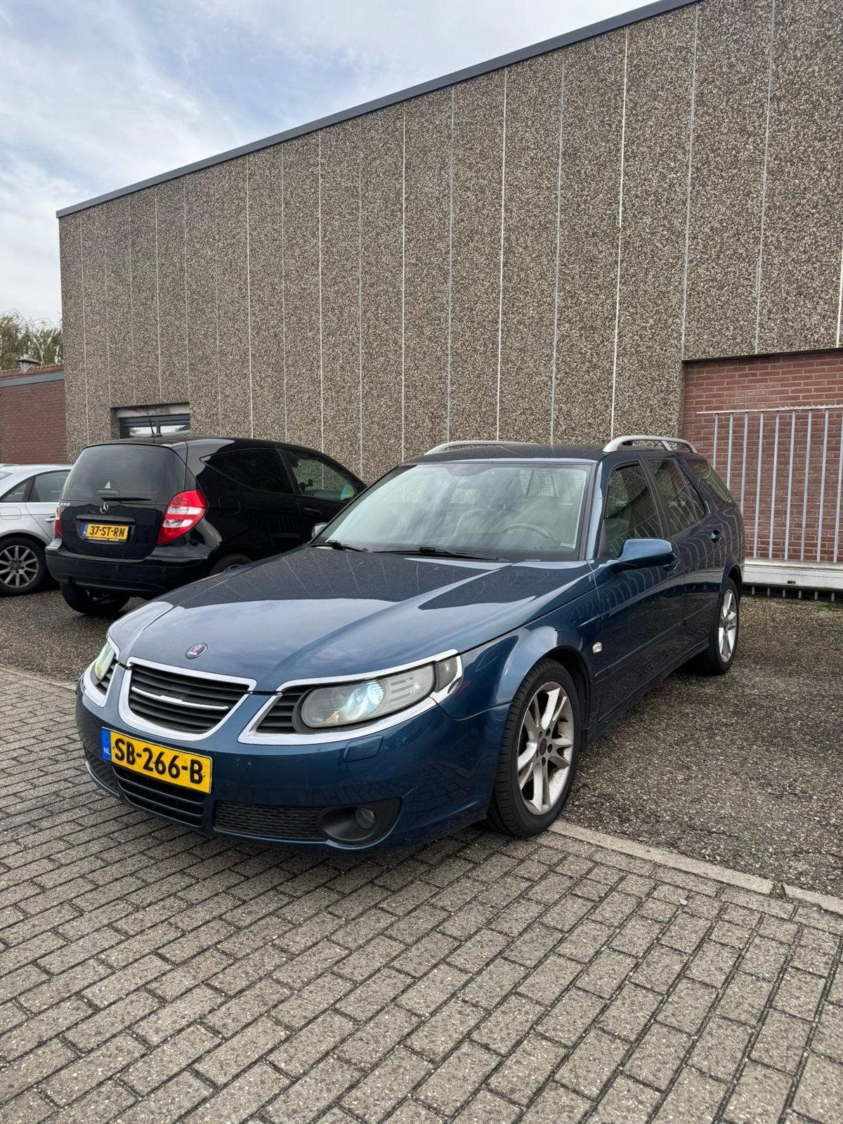 Saab 9-5 1.9 TID Sport Estate 2008 Blauw, Auto's, Voorwielaandrijving, 15 km/l, 1800 kg, 4 cilinders