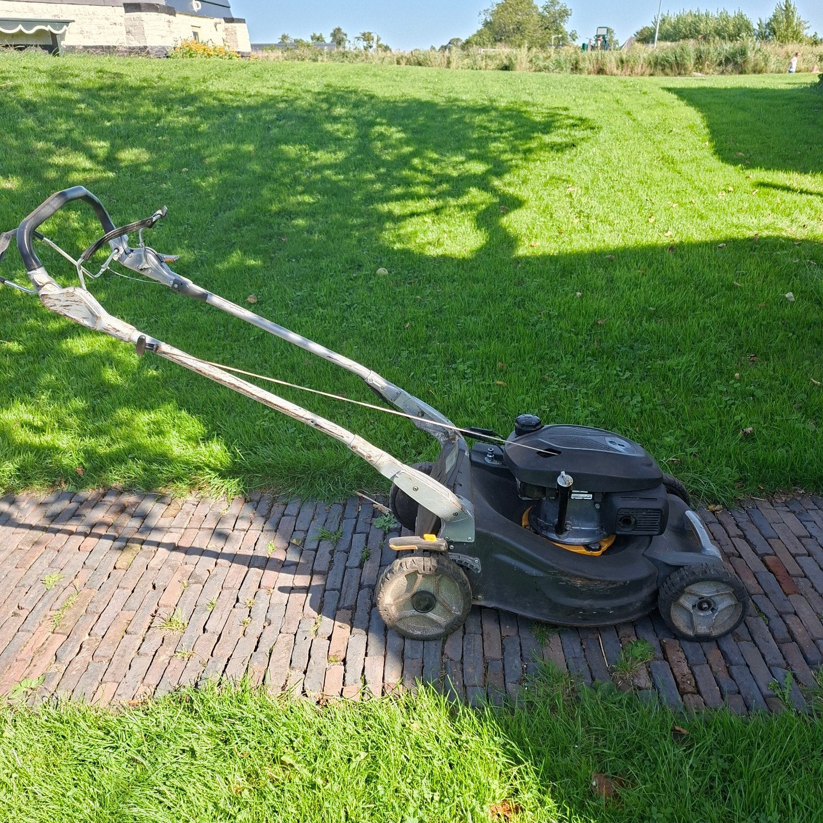 Grasmaaier, Ophalen, Gebruikt