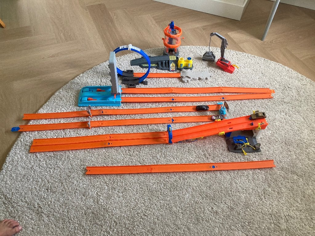 Hot wheels onderdelen wasstraat finish start, Ophalen, Gebruikt