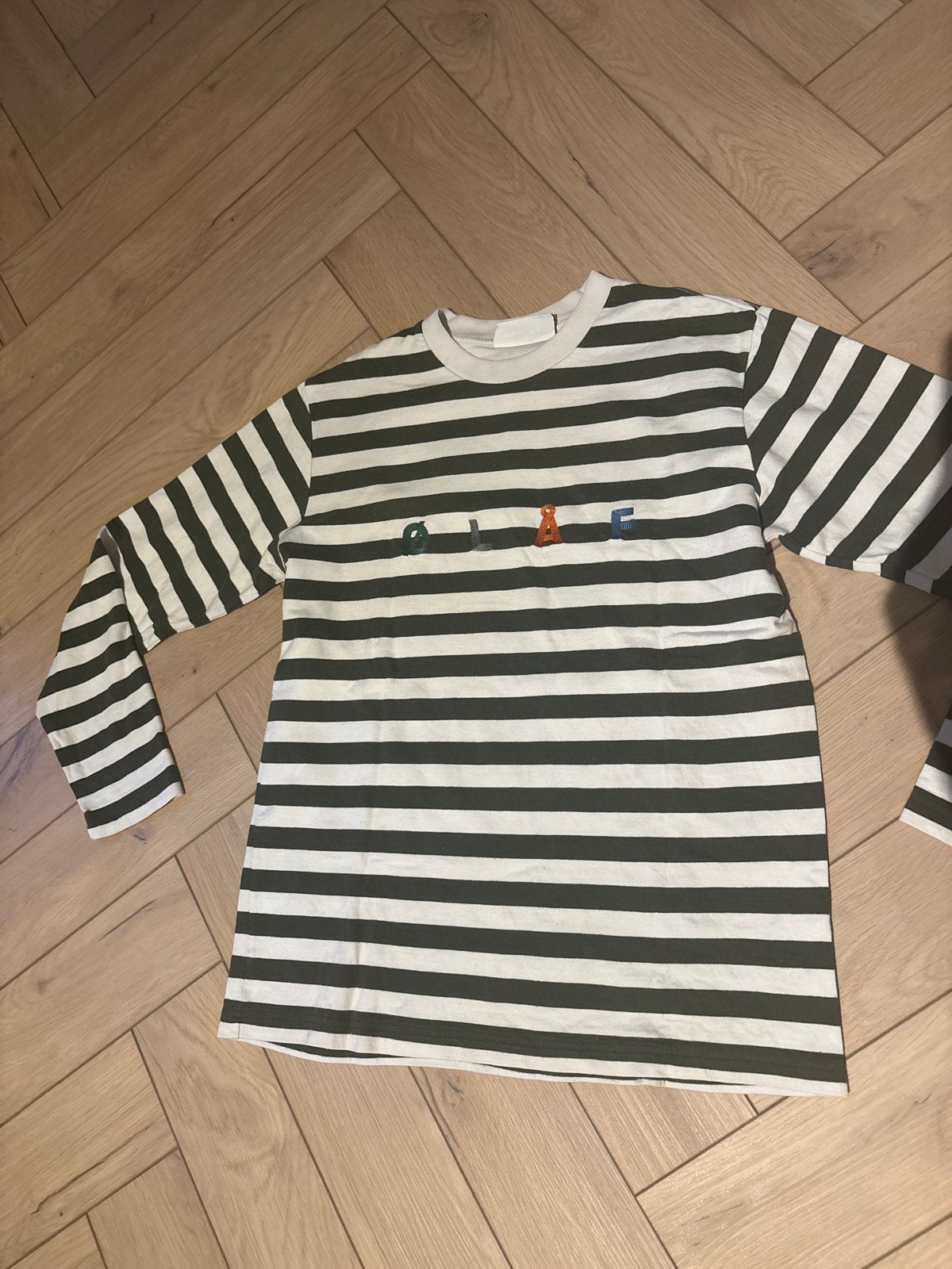 Olaf gestreept T-shirt met lange mouwen, Ophalen of Verzenden, Zo goed als nieuw, Maat 48/50 (M), Meerkleurig